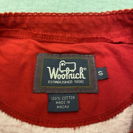 [USED]  wool rich ペイズリー柄ヘンリーネック トップス