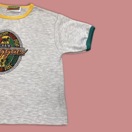 [Deadstock] ラスタカラー🌿リンガー Tee