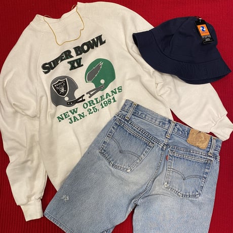 [USED] 80's SUPER BOWL XV SWEAT！