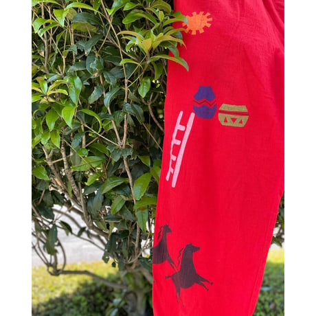 [USED] 壁画風 COTTON PANTS