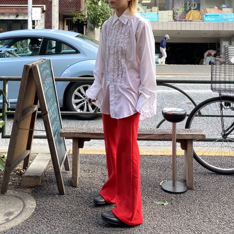 [USED] made in U.S.A. FRILL SHIRT♡