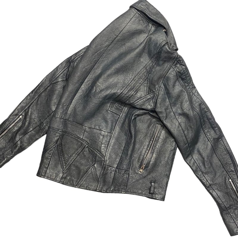 USED] BLUE/SILVER real LEATHER ライダースJKT | gard...