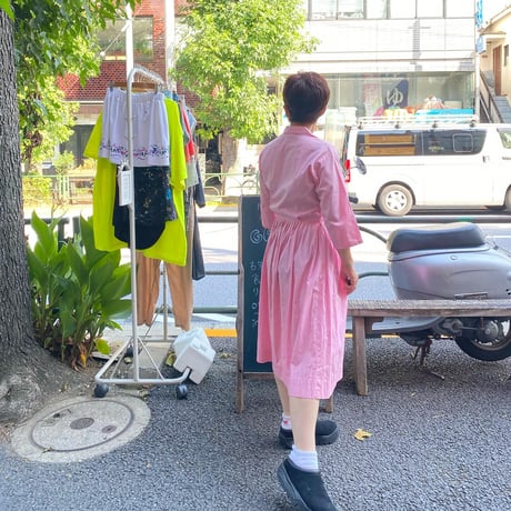 [USED]  PINK♡フロントボタンのワンピース