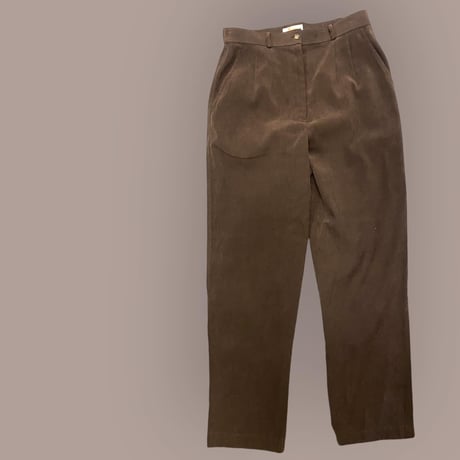 [USED] ブラウン fake SUEDE PANTS