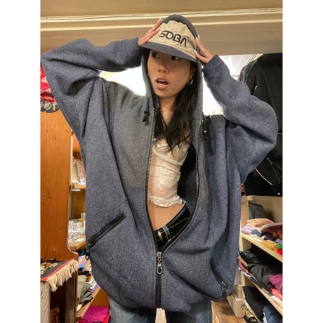 [USED] "SUNBODY"🌝🌞フリースZIP PARKA