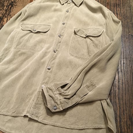 [USED]  SILK WORKシャツ