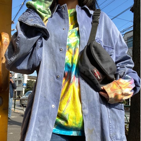 [USED] EASTPAK ウエストポーチ（NAVY）
