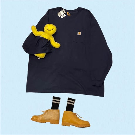 [DEADSTOCK] "carhartt" 4XL!!ロンTee