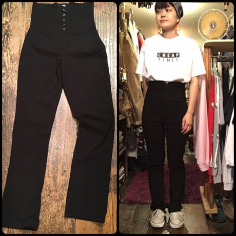 [USED] ジャージ素材ハイウェストパンツ