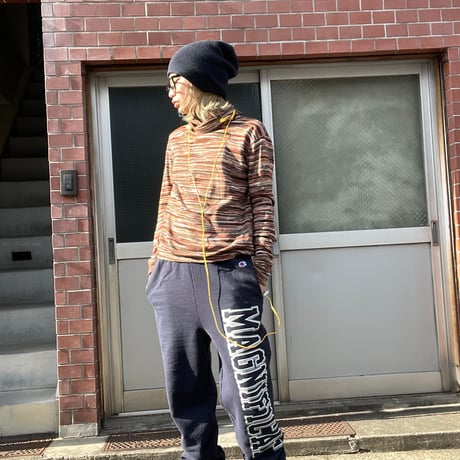 [USED]colorful ボーダータートルネック