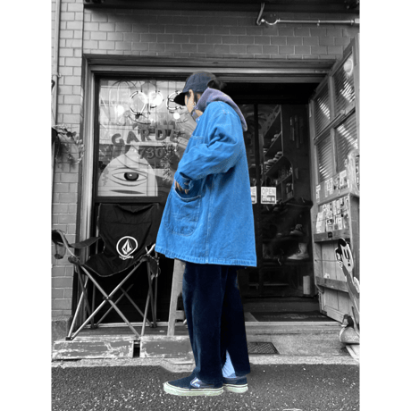 [USED] DENIM カバーオール made in QATAR.