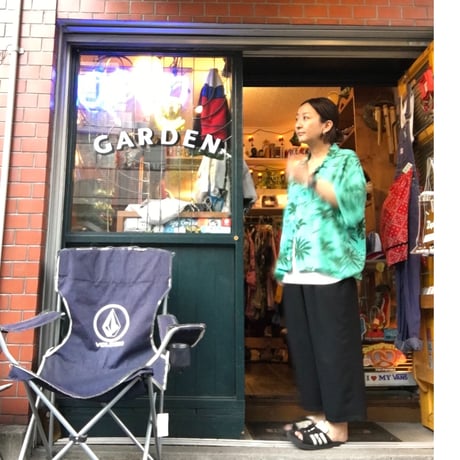 [USED] レーヨン アロハシャツ [GREEN]