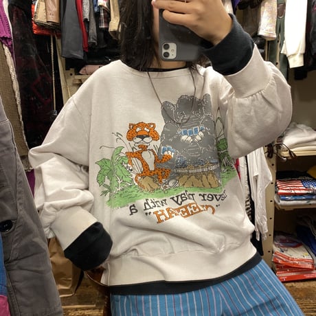 [USED] 80’s アニマル Print スエット