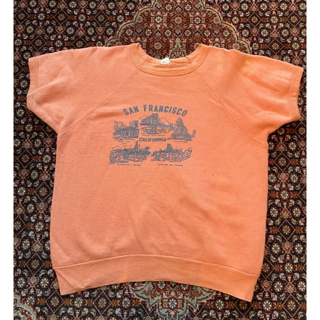 [USED] 60’s vintage s/s プリントスエット  🧡