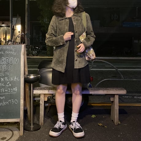 [USED] vintage スエード シャツ