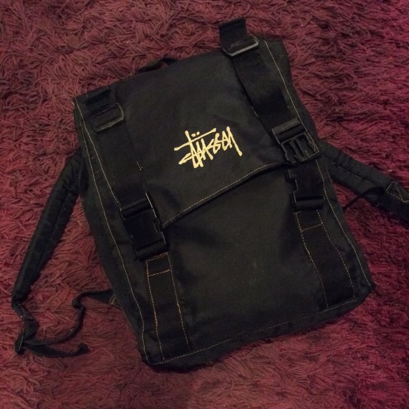 old stussy / ワンショルダー / リュック OLD STUSSY 90s ワンショルダーバッグ サイズFREE ブラック