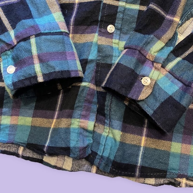 USED] 90's CHECK プリントネルシャツ | garden730