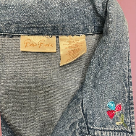 [USED] DENIM × お花の刺繍 JKT