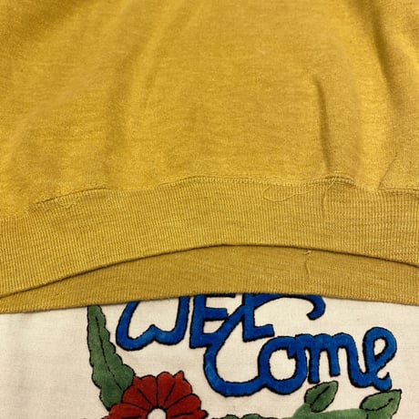[USED] VINTAGE MUSTARD SWEAT！