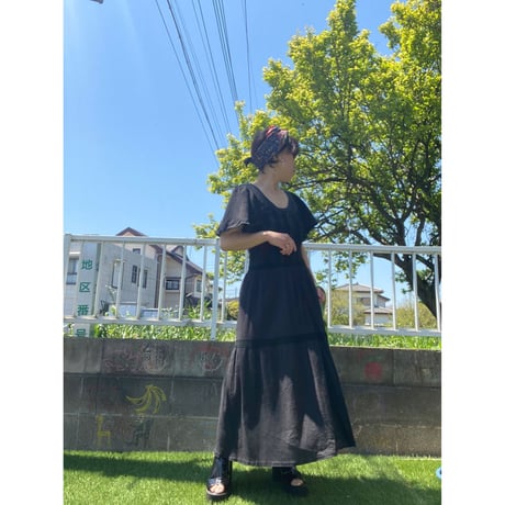[USED]  vintage BLACK ワンピース
