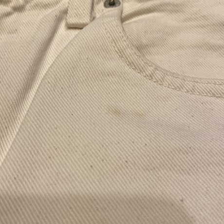 [USED] "POLO JEANS" WHITE DENIM！