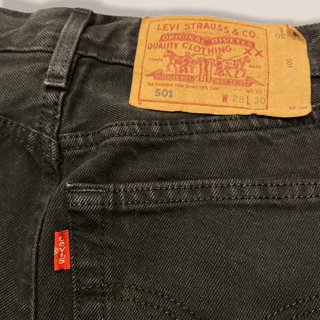 [USED] ふさふさ♡Levi's 501  BLACKDENIM SKIRT