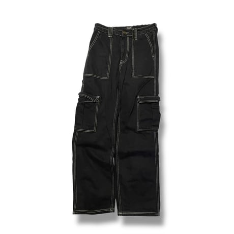 [USED] "BDG SKATE JEAN" BLACK COTTON CARGO Pants