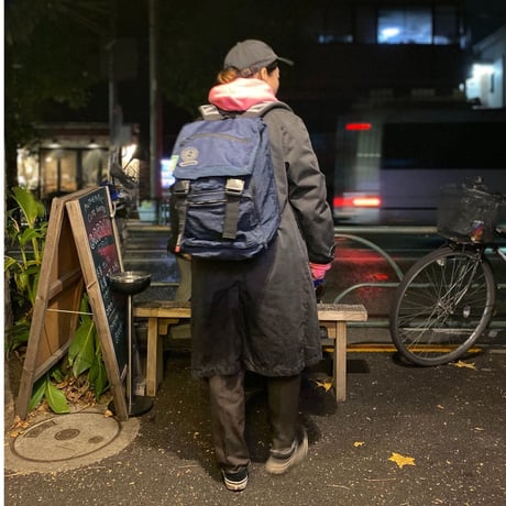 [USED] Vintage BLACK ステンカラーコート