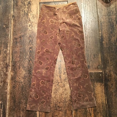 [USED] 絨毯風 ベロアPANTS