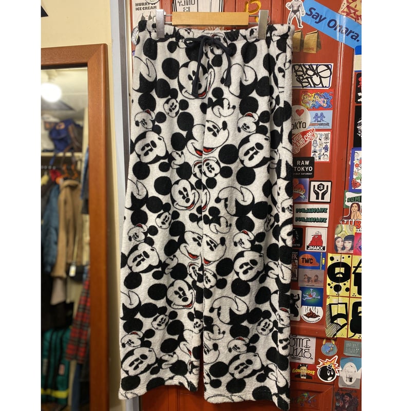 USED] ミッキー総柄フリースパンツ | garden730