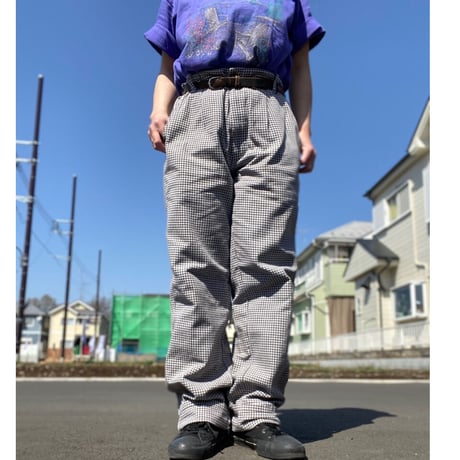 [USED] 千鳥柄 EURO COOK PANTS🍳