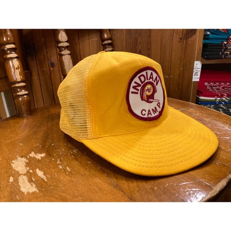 [USED] vintage MESH CAP " INDIAN CAMP "