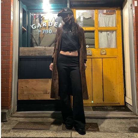 [USED] Real  Leather ブラウンスエード コート