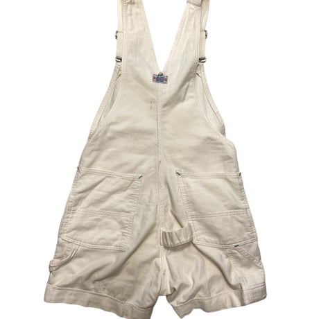 [USED] vintage WHITE O/ALL short丈