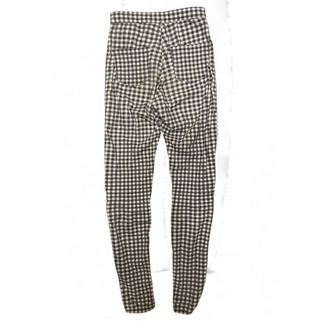 [USED] チェック スキニー PANTS！