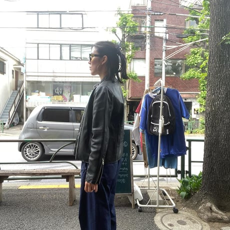 [USED] REAL LEATHER シングルライダース JKT!