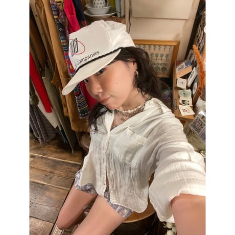 [USED] WHITE U.S.made CAP