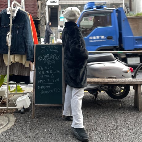 [USED] agnès b. ENFEANT  FAKE ファーコート