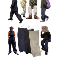 [SELECT]  NYLON PANTS 3色