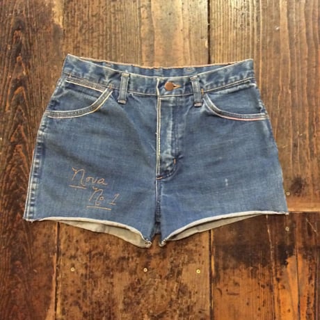 [USED] 手刺繍 70's Wrangrer CUTOFF DENIM / W29