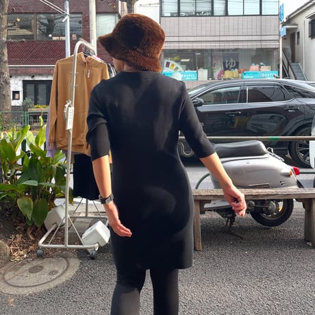 [USED]BLACK🖤リブミニワンピース