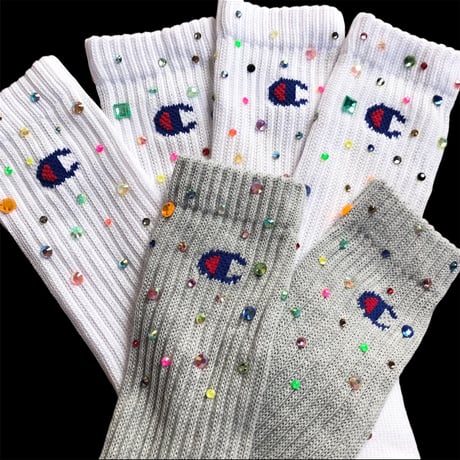 [BENICOTOY] キラキラ Bijou Socks
