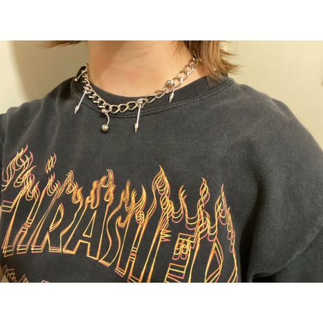 [ kozukix] NEW PIERCE METAL NECKLACE