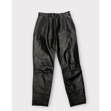 [USED] ハイウエストLEATHER PANTS  🖤