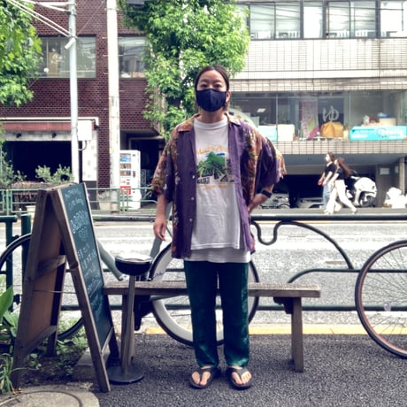 [USED] 80's Vintage STUSSY レーヨン アロハ