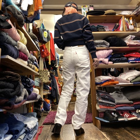 [USED] Levi's 515 WHITE DENIM！