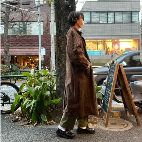 [USED] UK オイルド LONG コート