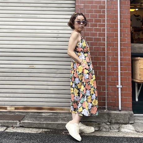 [USED] 花柄 キャミソールワンピース