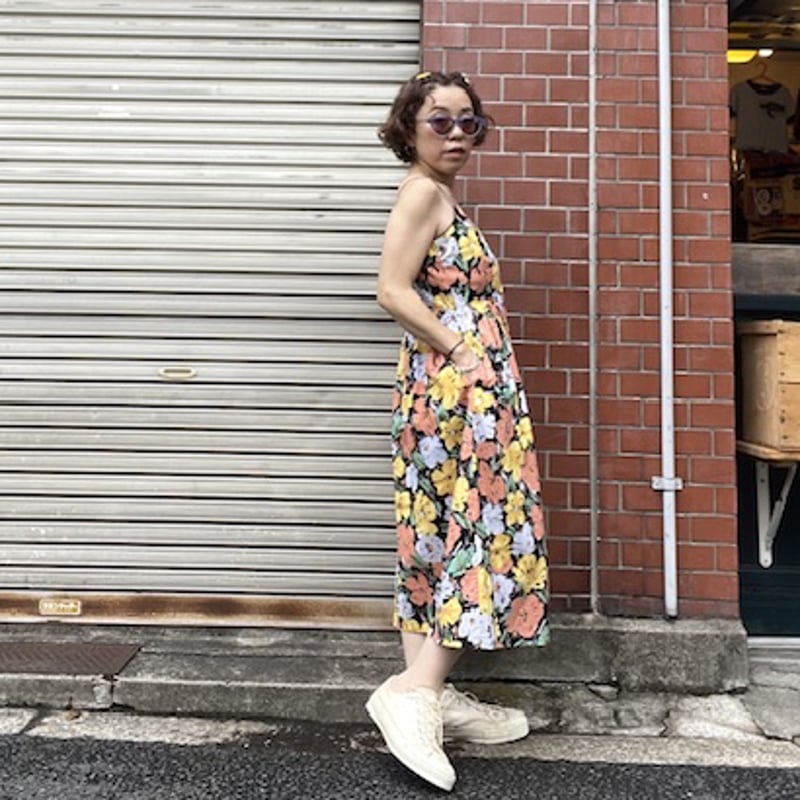 USED] 花柄 キャミソールワンピース | garden730