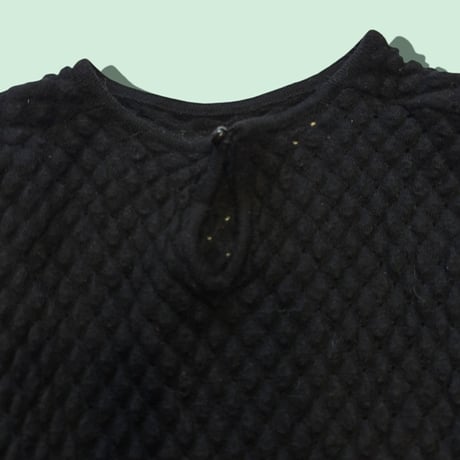 [USED]  MERINO WOOL ぽこぽこトップス  (BLACK)